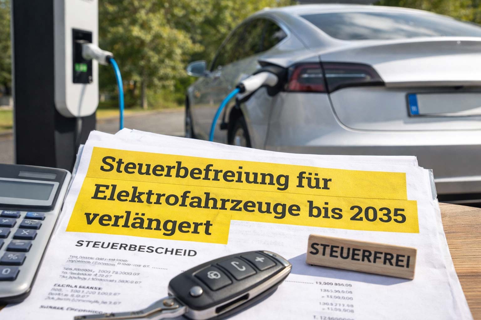 Steuerbefreiung für Elektrofahrzeuge bis 2035 verlängert – Chancen für Betriebe